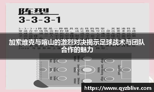 加索维克与喀山的激烈对决揭示足球战术与团队合作的魅力